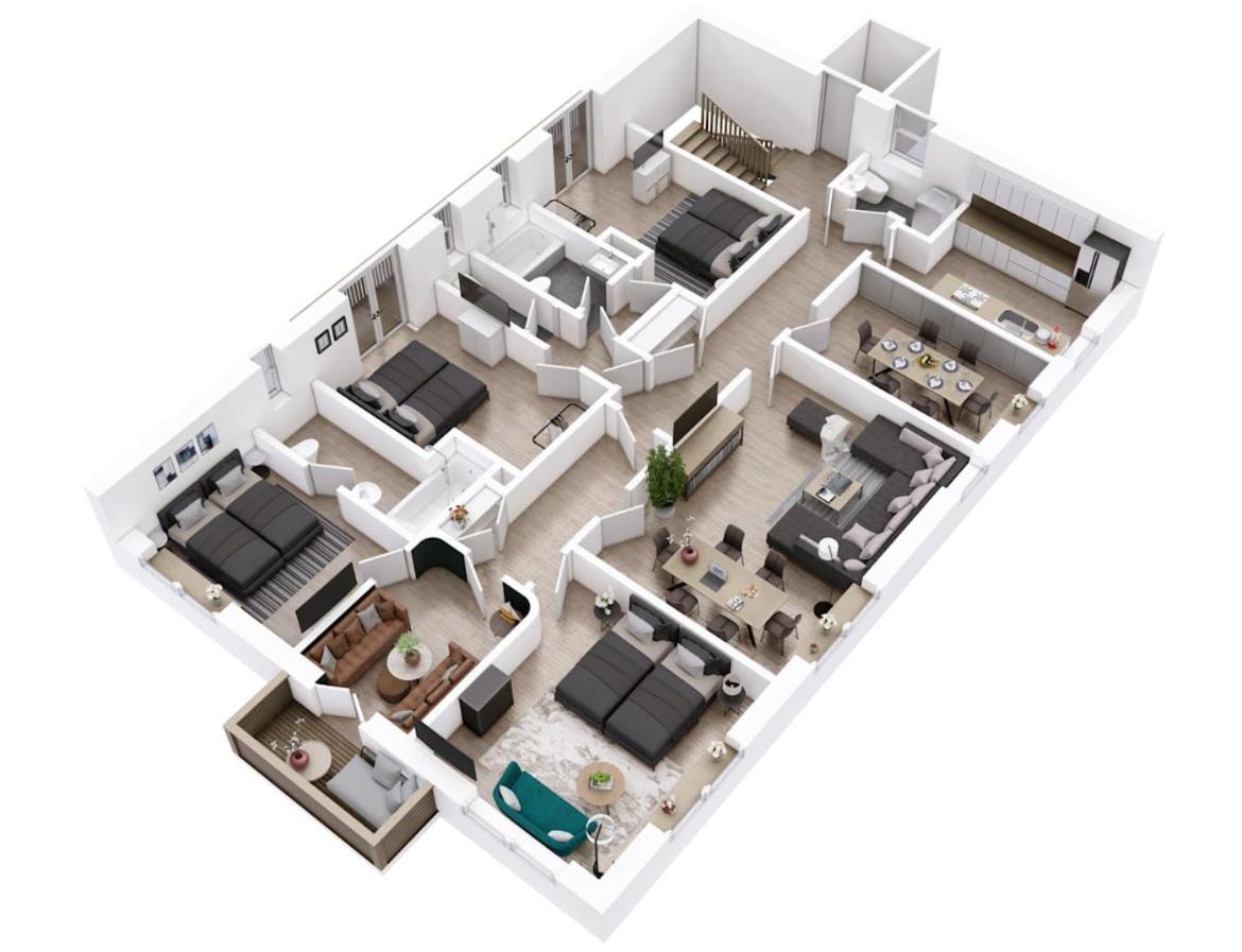 Morehome Apartments, Center,Parking 180Qm Bad Wörishofen Eksteriør billede